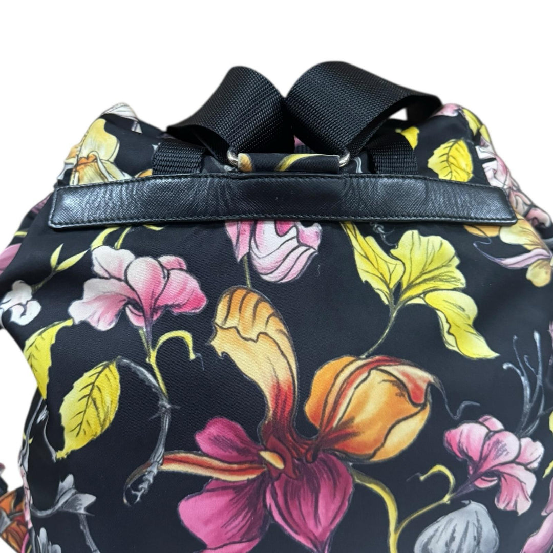 PRADA プラダ フラワー リュック・デイパック ナイロン レディース