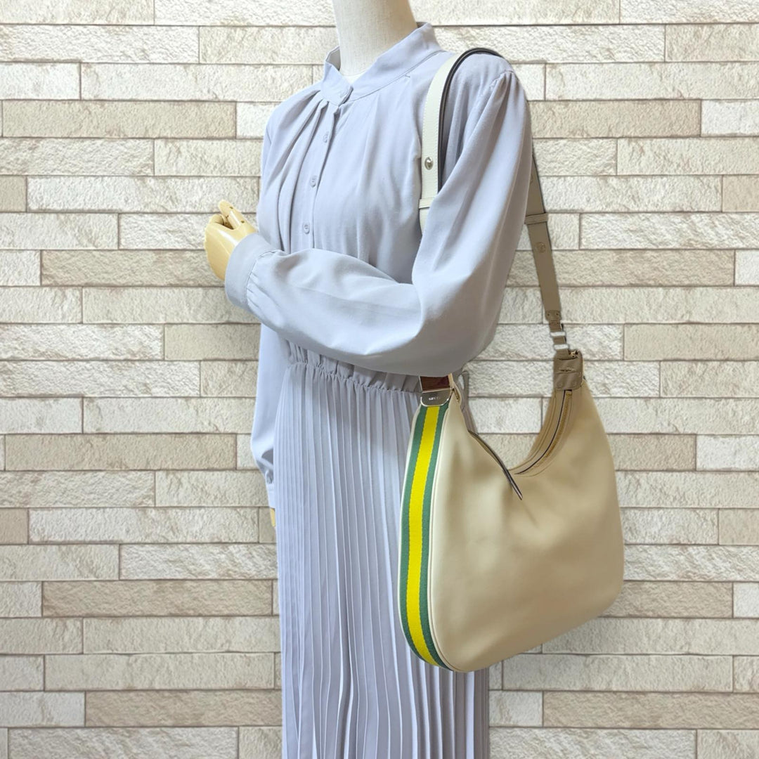 GUCCI グッチ アタッシェ ミディアム ショルダーバッグ レザー