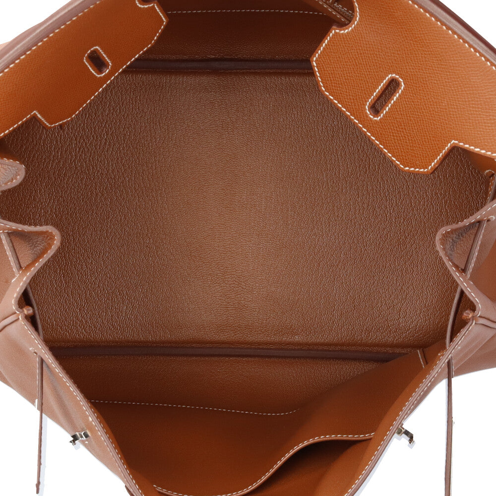 HERMES エルメス バーキン35 ハンドバッグ ヴォーエプソン ブラウン