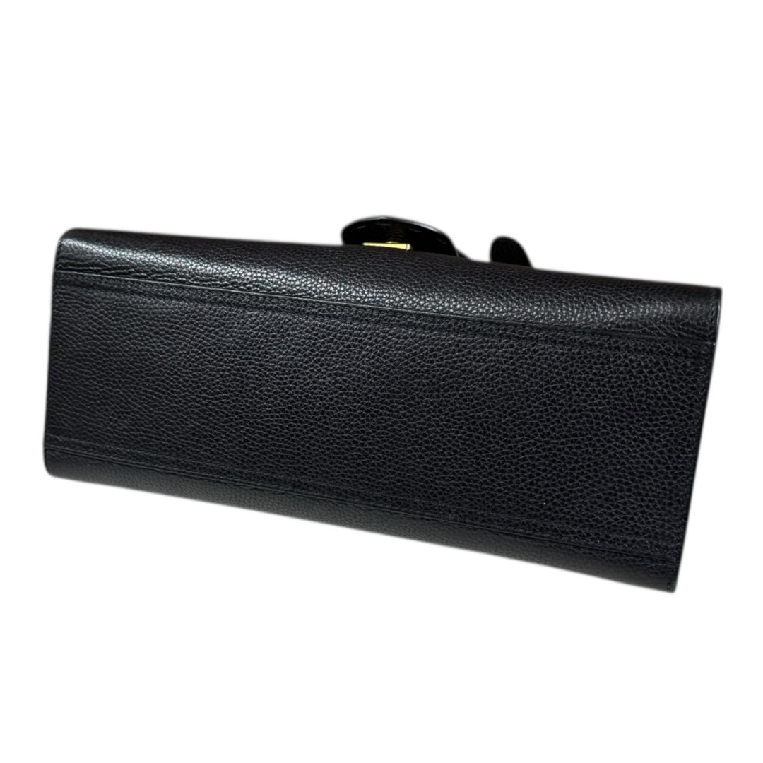 GUCCI グッチ GGマーモント ショルダーバッグ レザー ブラック