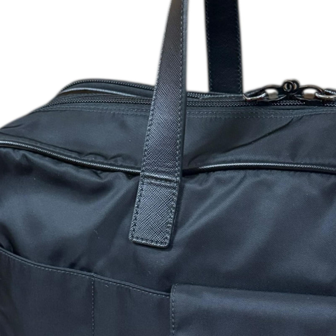 PRADA プラダ ビジネスバッグ ナイロン ブラック レディース 中古