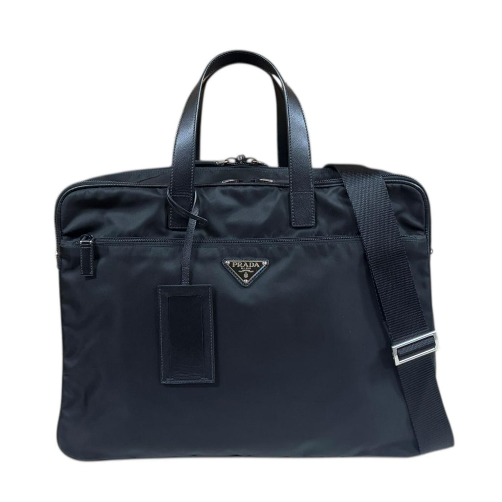DIE PRADA ブラック ビジネスバッグ PRADA プラダ ビジネスバッグ ナイロン ブラック レディース 中古