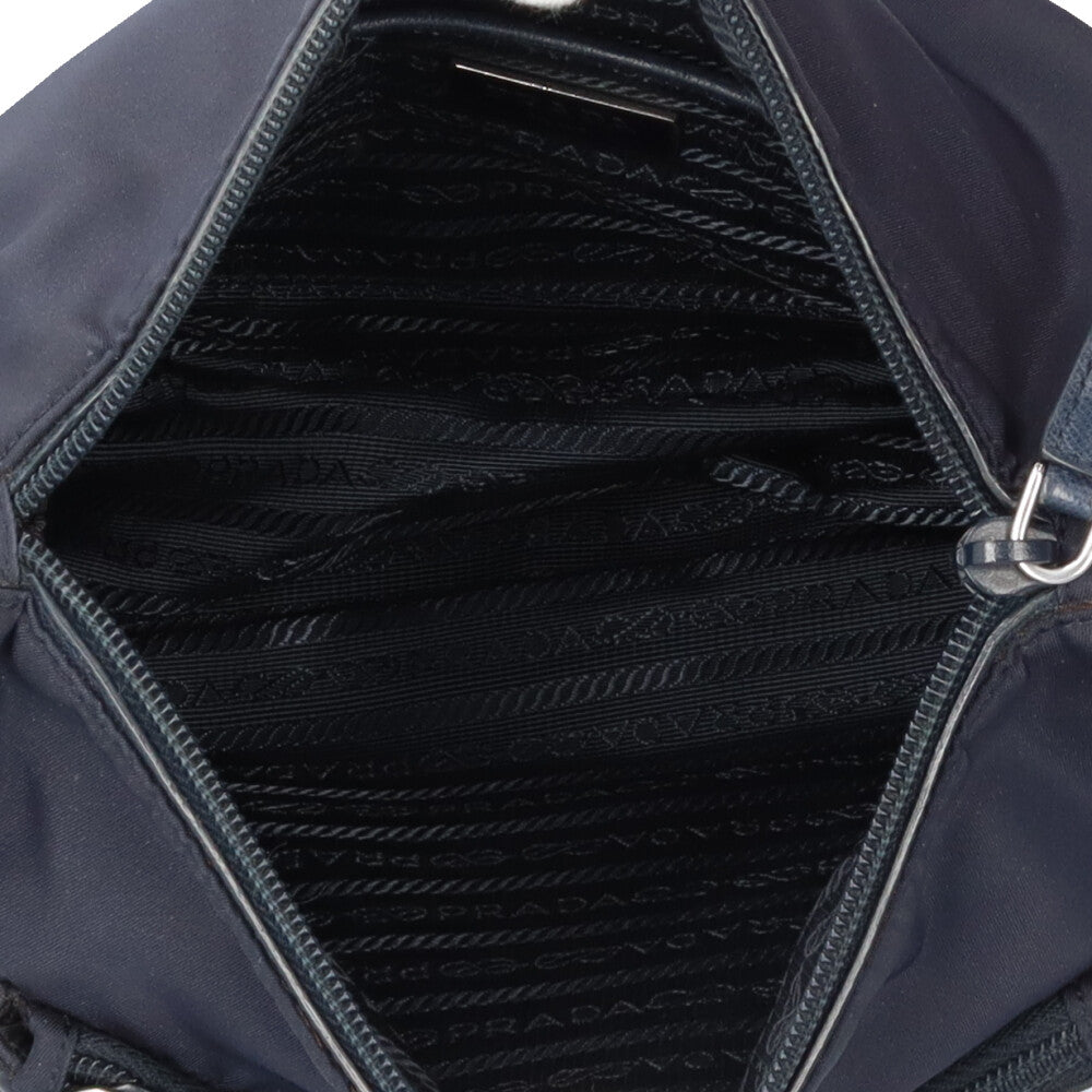 PRADA プラダ ショルダーバッグ ナイロン ネイビー ユニセックス 中古