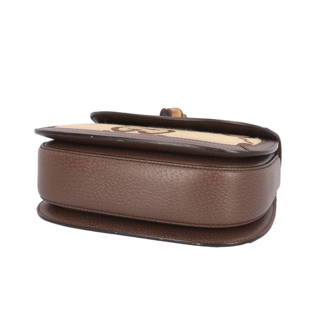 GUCCI グッチ スモールバッグ バンブー1947 ショルダーバッグ ブラウン