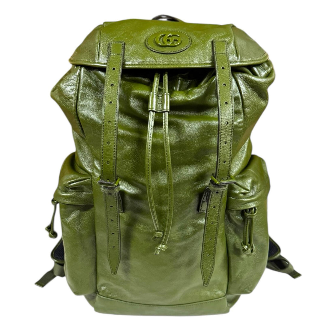 【GUCCI】スモールバックパック リュック・デイパック レザー GUCCI グッチ ダブルG バックパック リュック・デイパック レザー