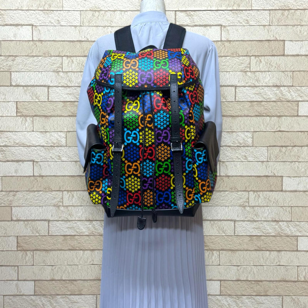GUCCI グッチ GGサイケデリック リュック・デイパック PVC ユニ