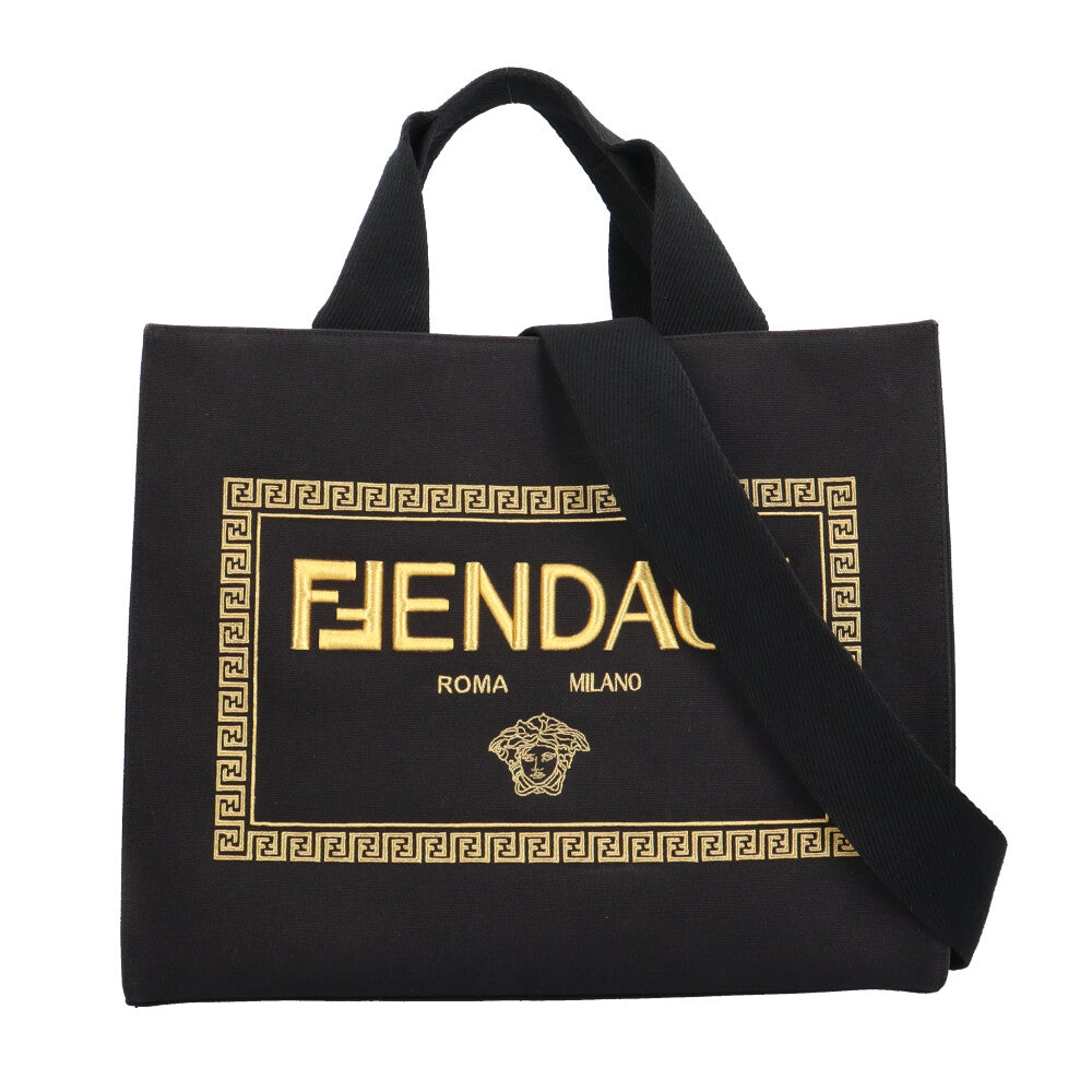FENDI フェンディ FENDACE ショッパーバッグ ミディアム トートバッグ 