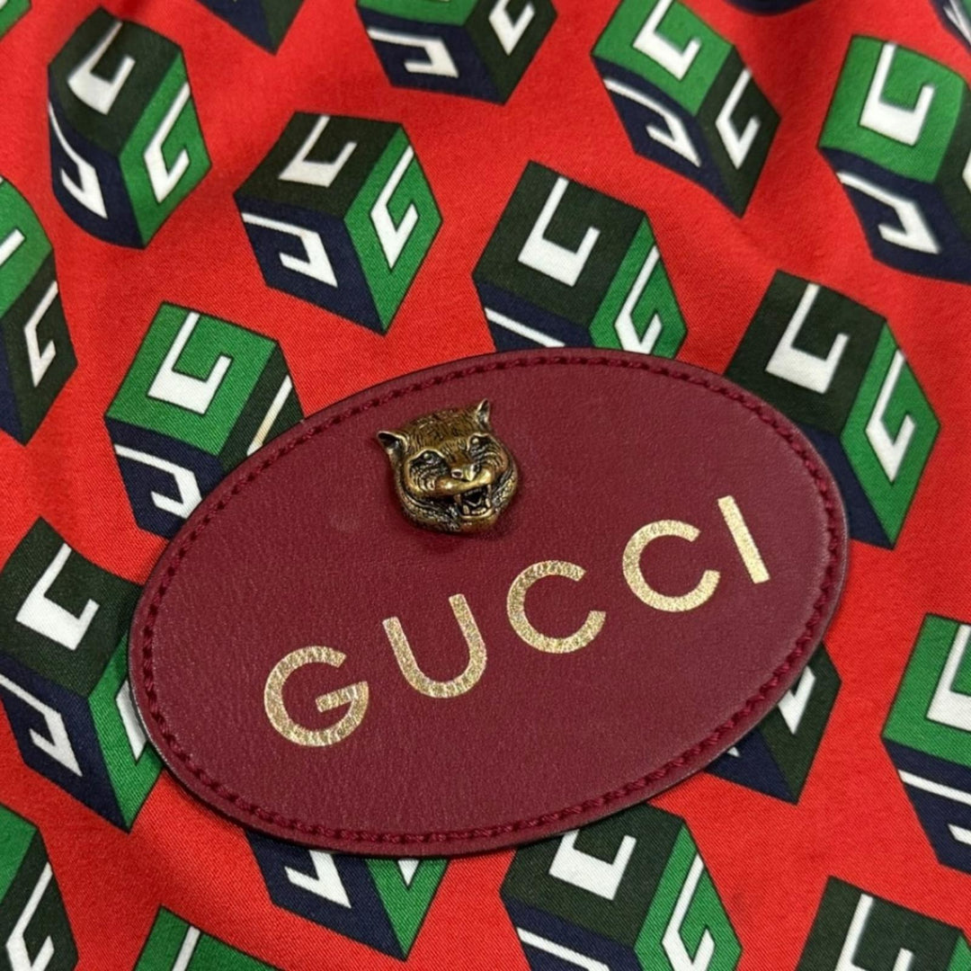 GUCCI グッチ キューブプリント ドローストリングバッグ リュック