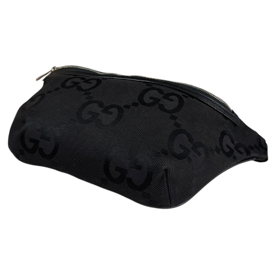 GUCCI グッチ ベルトバッグ ジャンボGG ボディバッグ ブラック