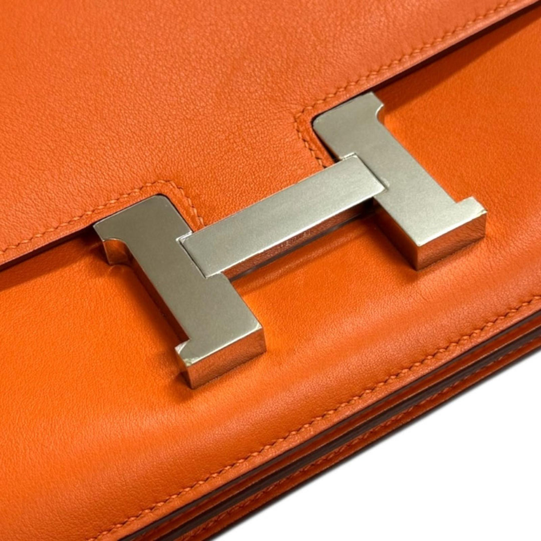 HERMES エルメス コンスタンス エラン ショルダーバッグ オレンジ
