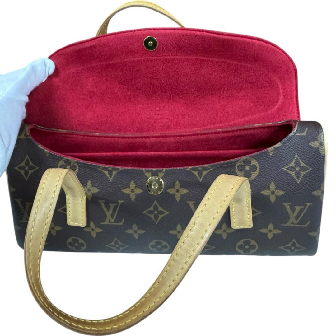 LOUIS VUITTON ルイヴィトン ソナチネ モノグラム ハンドバッグ