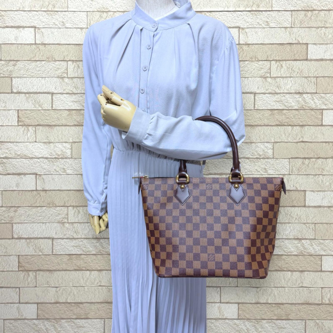 LOUIS VUITTON ルイヴィトン サレヤPM ダミエ ハンドバッグ ダミエ