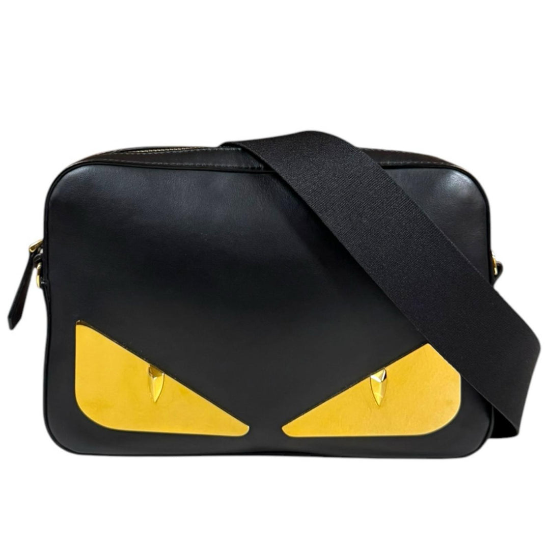 FENDI ボディバッグ 黒/グレー/黄色 FENDI（フェンディ） FENDI 7VA470 A9XS ショルダーバッグ メンズ