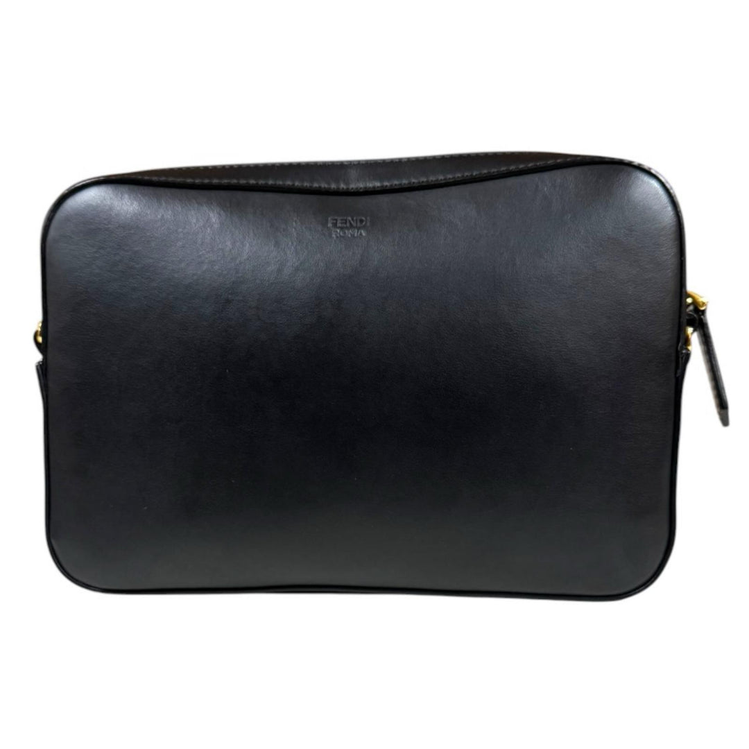 FENDI フェンディ バッグバグズ ショルダーバッグ レザー ブラック