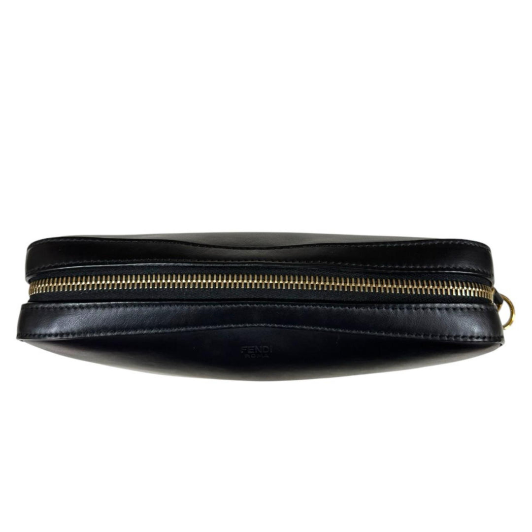 FENDI フェンディ バッグバグズ ショルダーバッグ レザー ブラック