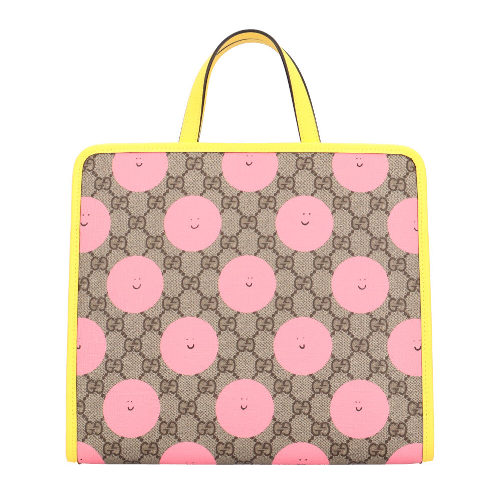GUCCI グッチ チルドレンズ GGスプリーム ハンドバッグ PVC ベージュ