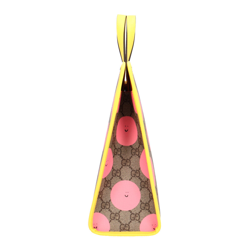 GUCCI グッチ チルドレンズ GGスプリーム ハンドバッグ PVC ベージュ
