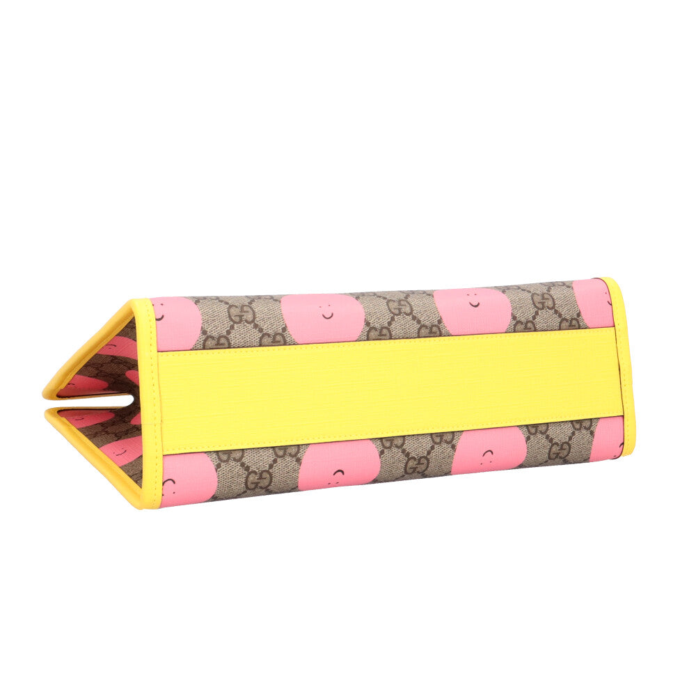 GUCCI グッチ チルドレンズ GGスプリーム ハンドバッグ PVC ベージュ