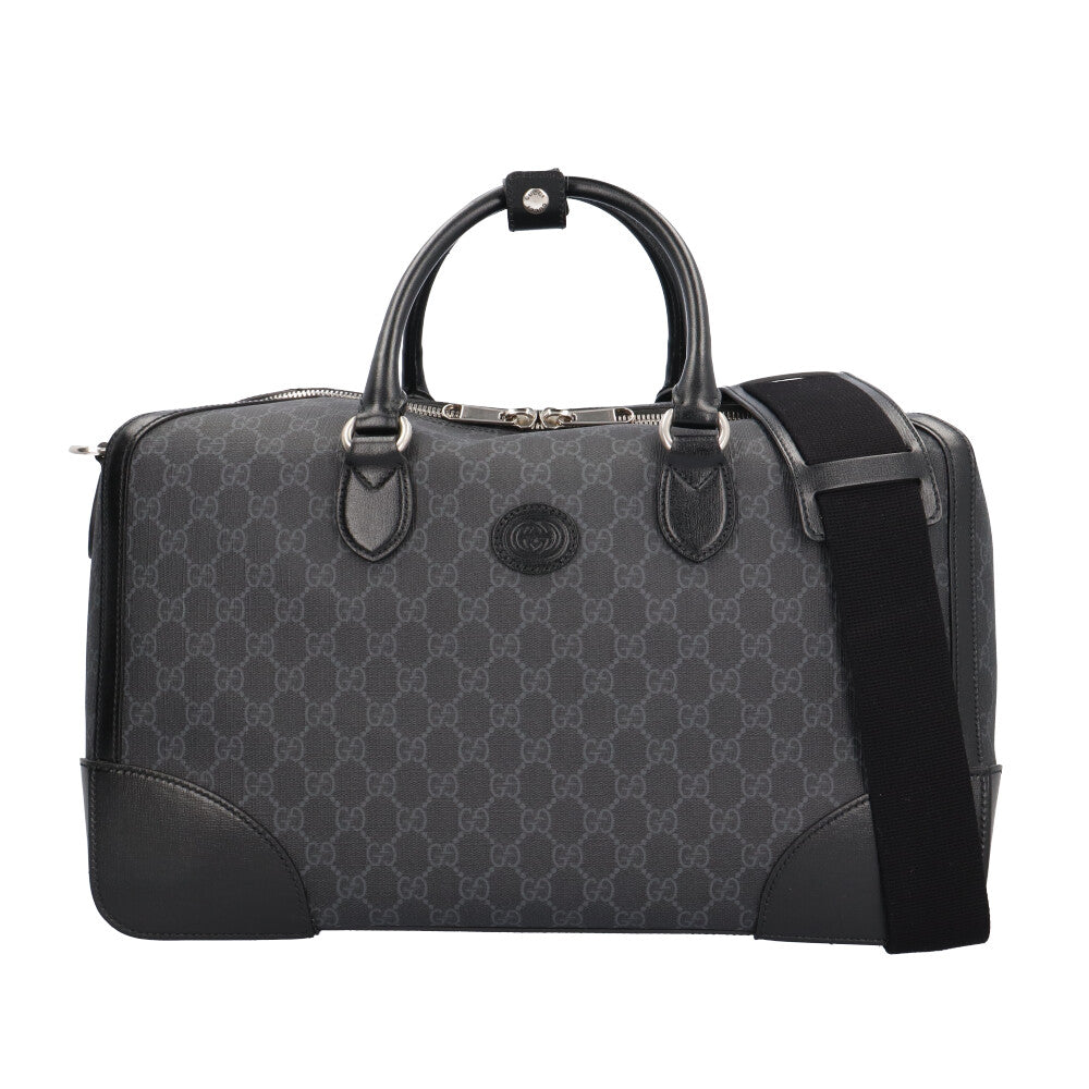 GUCCI グッチ インターロッキングGダッフルバッグ ボストンバッグ GG