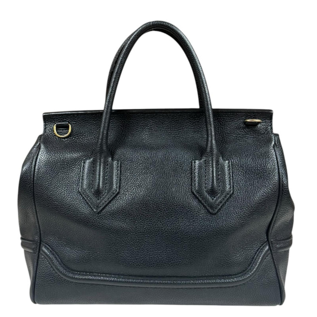 VERSACE ヴェルサーチ ショルダーバッグ レザー ブラック レディース