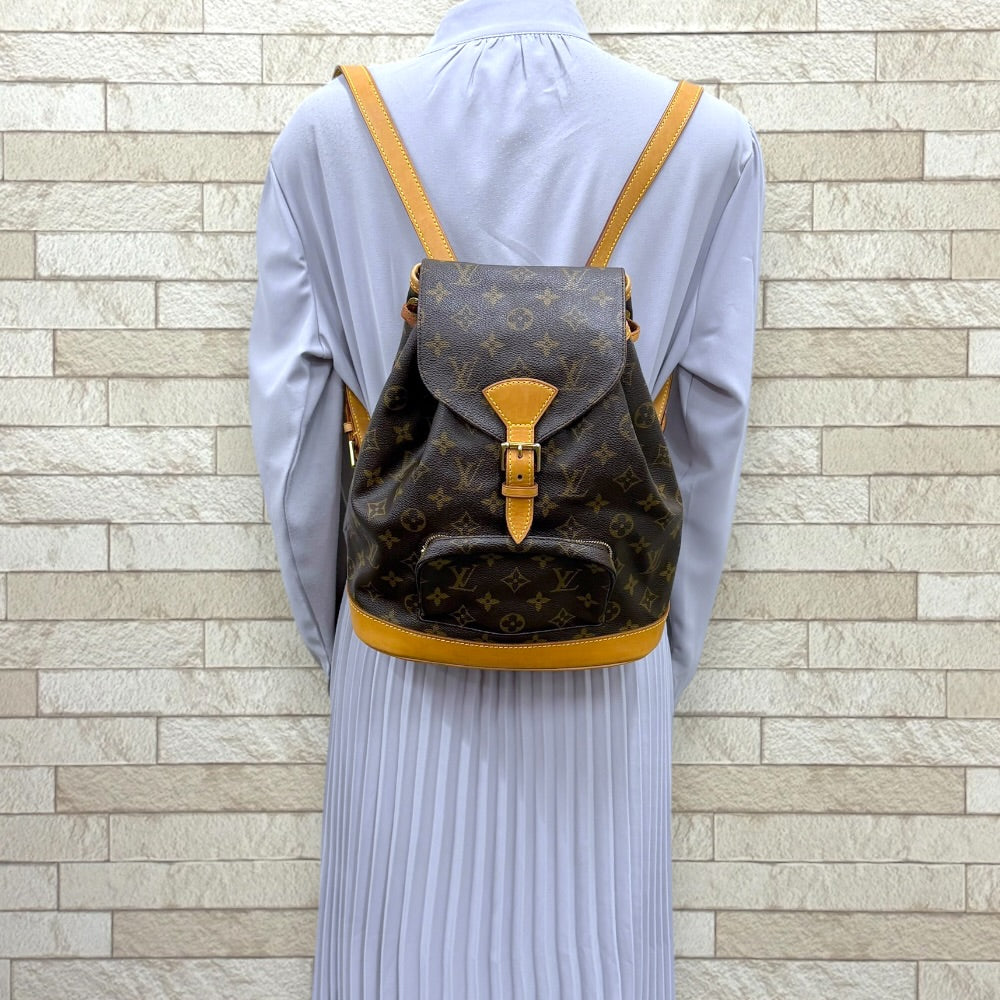LOUIS VUITTON ルイヴィトン モンスリMM LV モノグラム リュック
