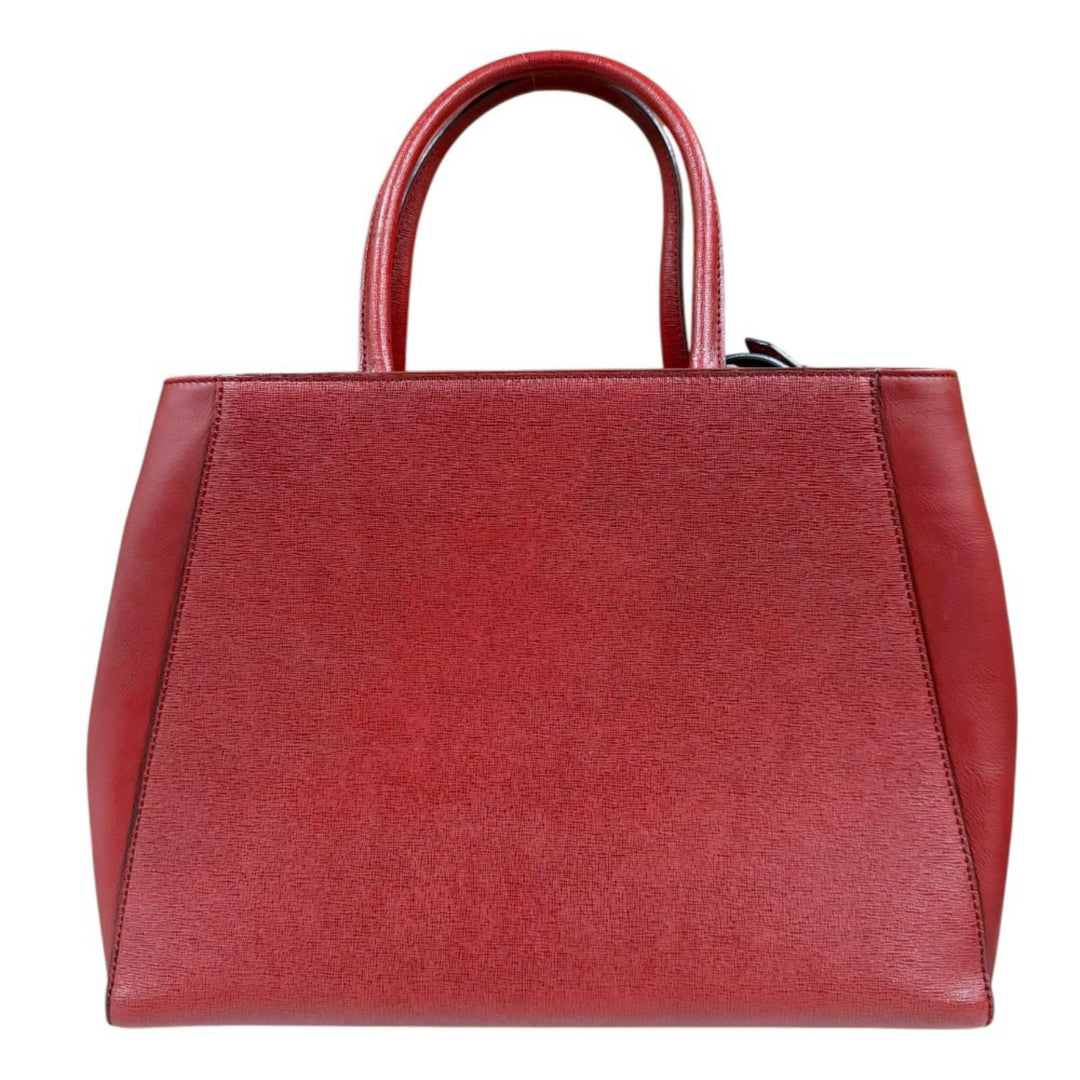 FENDI フェンディ トゥージュール ショルダーバッグ レザー レッド