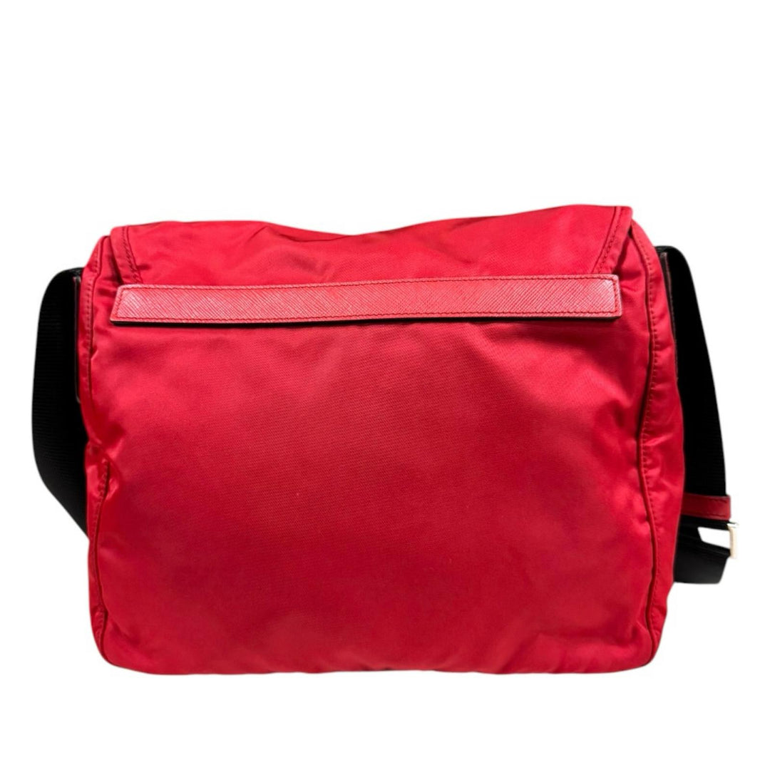 PRADA プラダ ショルダーバッグ ナイロン レッド ユニセックス 中古
