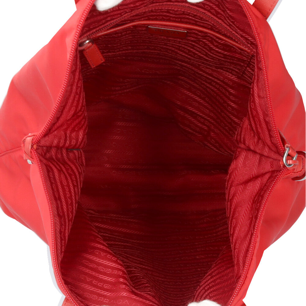 PRADA プラダ トートバッグ ナイロン レッド レディース 中古 – 【公式