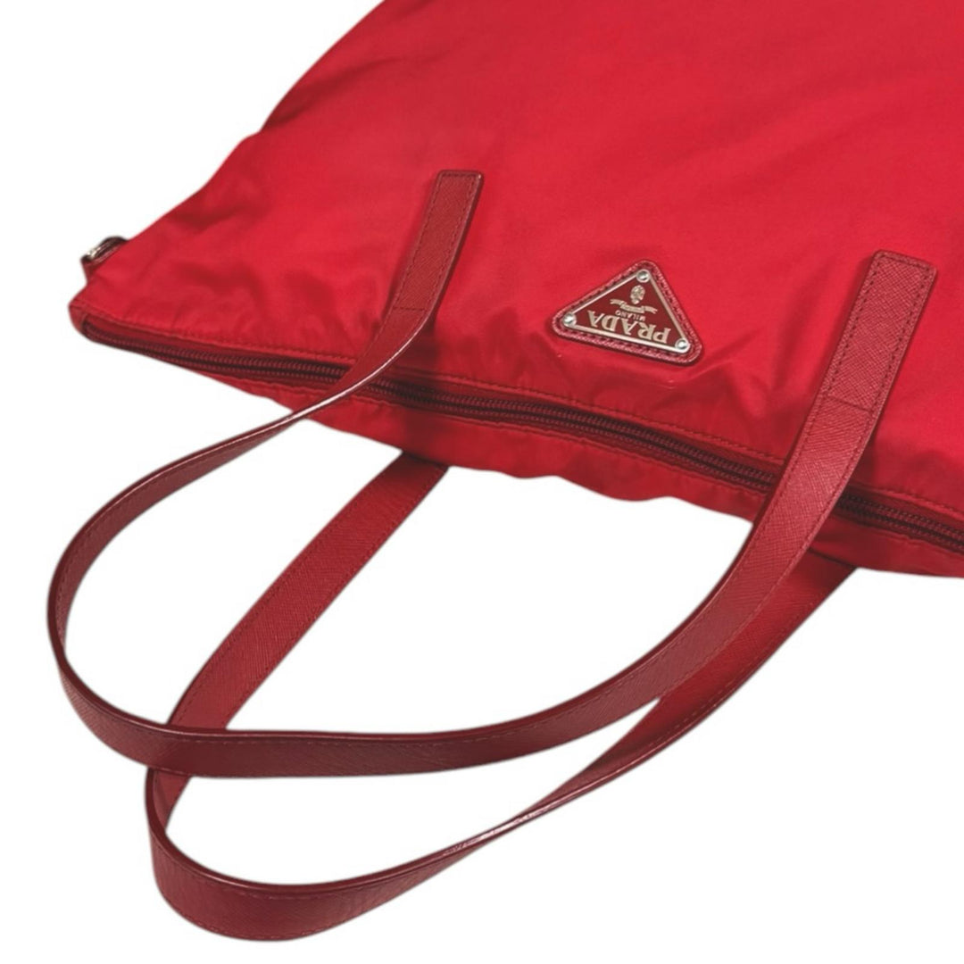 PRADA プラダ トートバッグ ナイロン レッド レディース 中古 – 【公式