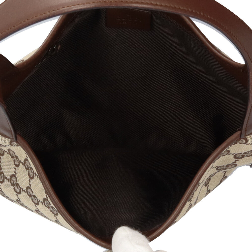 【美品】グッチ ハンドバッグ ジャッキー ブラウン キャンバス GG柄 総柄 GUCCI グッチ ジャッキー ハンドバッグ GGキャンバス ベージュ