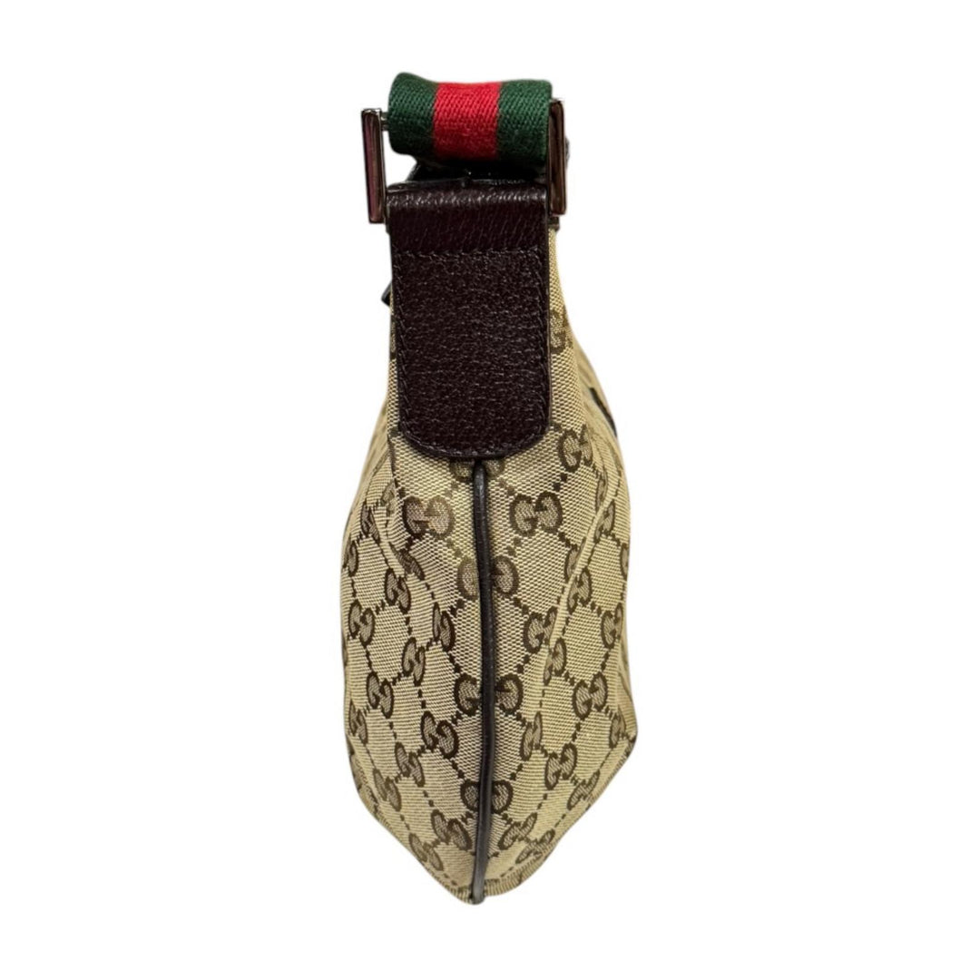 GUCCI グッチ シェリーライン ショルダーバッグ GGキャンバス ベージュ