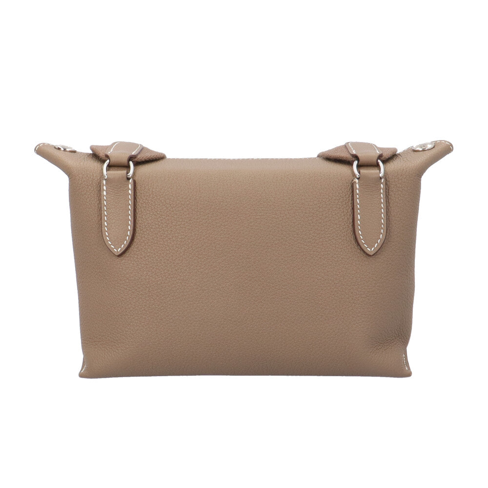 HERMES エルメス ヴィドポッシュ ショルダーバッグ トゴ ベージュ