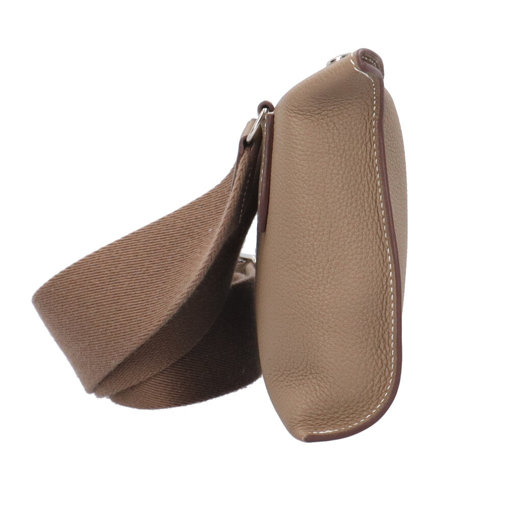 HERMES エルメス ヴィドポッシュ ショルダーバッグ トゴ ベージュ