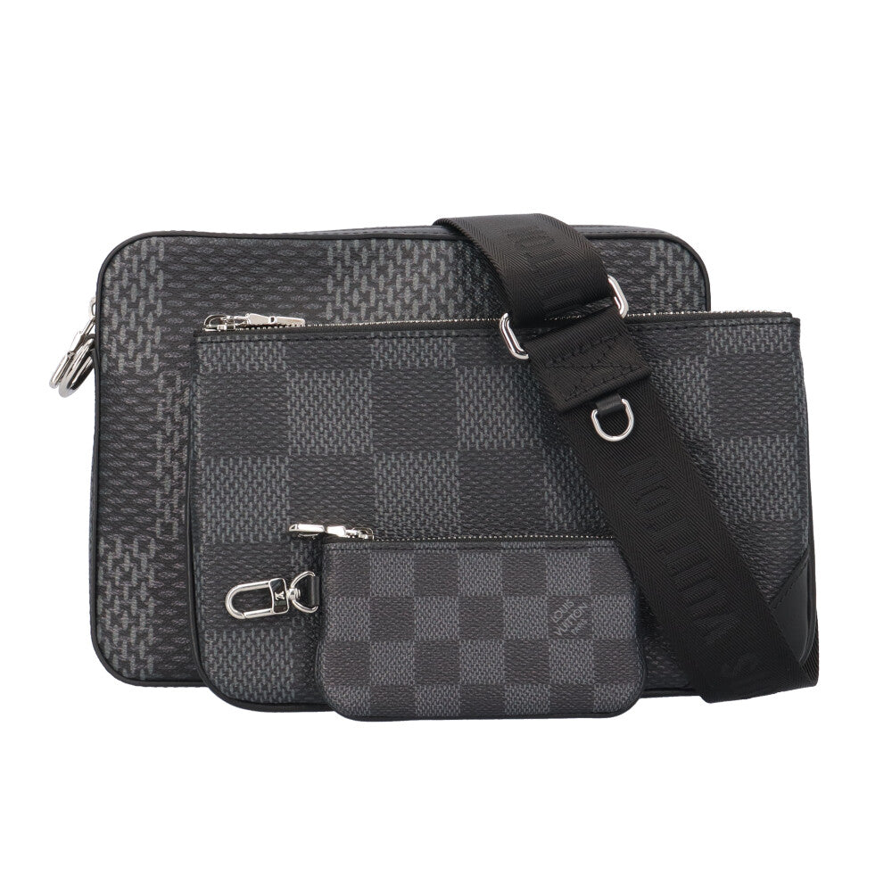 LOUIS VUITTON ルイヴィトン トリオメッセンジャー ダミエグラフィット