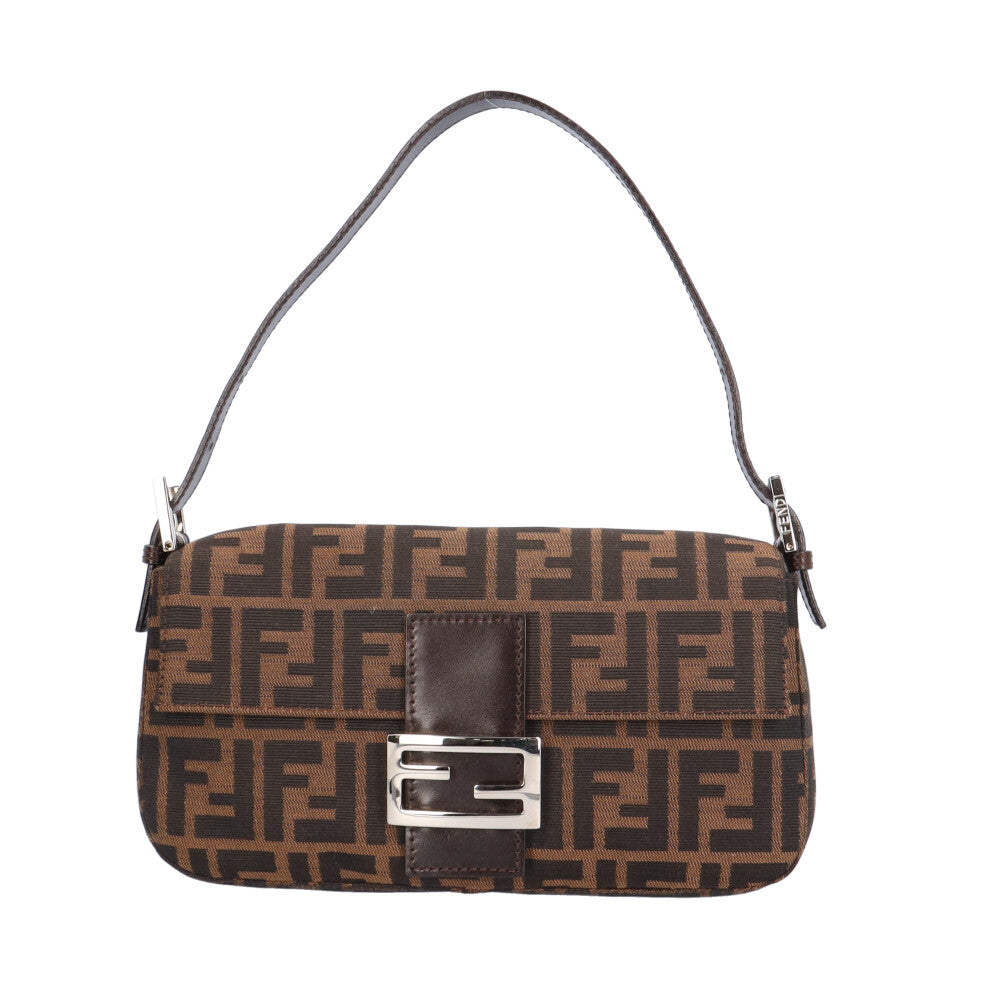 FENDI フェンディ マンマバケット ズッカ ハンドバッグ キャンバス