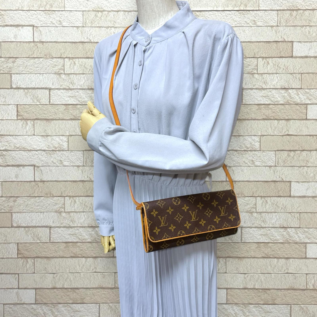 ルイヴィトン モノグラム ポシェットツインGM M58182 バッグ 紐無し LOUIS VUITTON ルイヴィトン ポシェットツインGM モノグラム