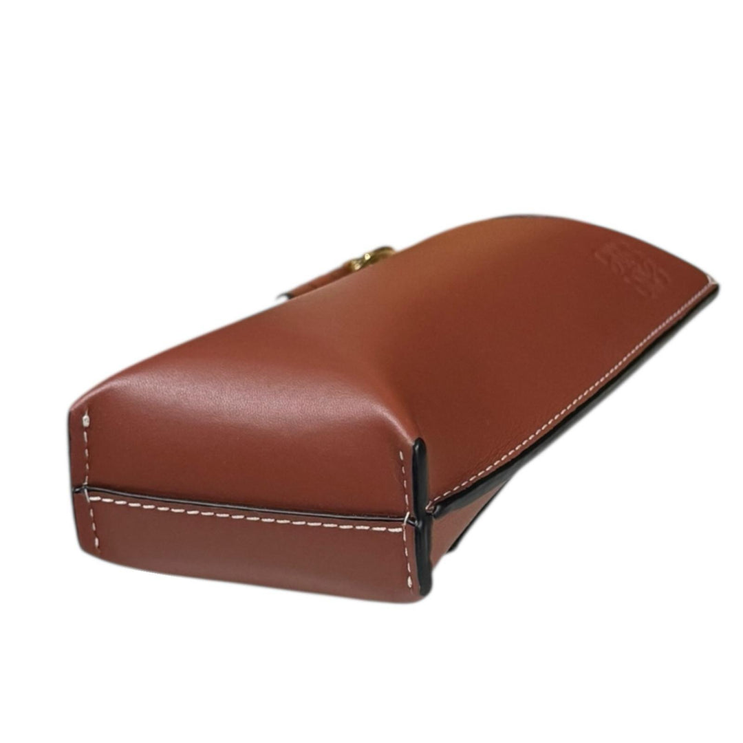 美品✨ ロエベ ゲートポケット アナグラム ショルダーバッグ ブラウン LOEWE ロエベ ゲートポケット アナグラム ショルダーバッグ レザー