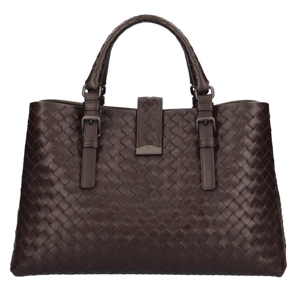 ★ボッテガべネタ★イントレチャート★ローマ★ブラックレディース ボッテガヴェネタ BOTTEGAVENETA スモールローマ イントレ ショルダー