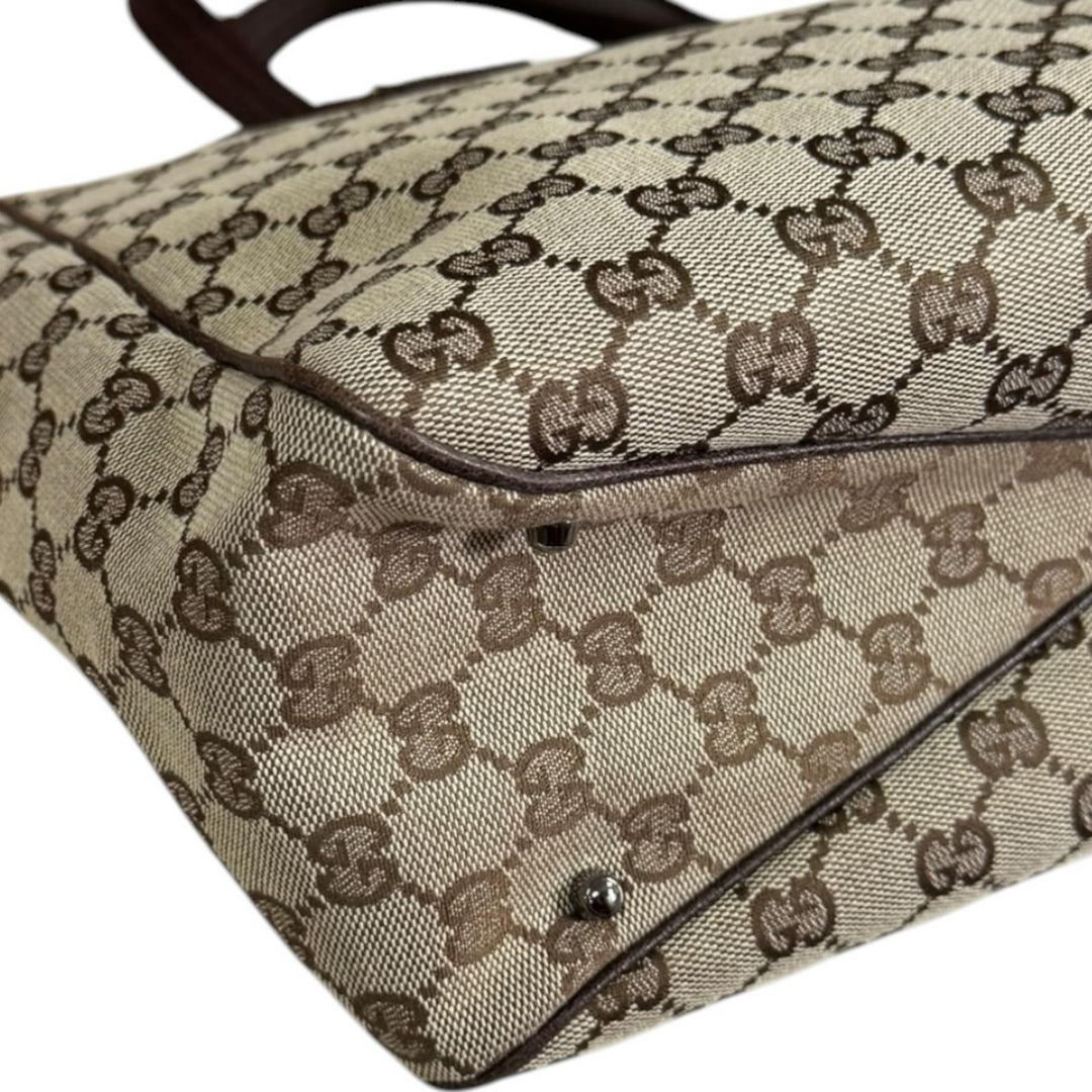 d*9様 GUCCI キャンバスGG柄トートバッグ ベージュ GUCCI グッチ GGキャンバス トートバッグ GGキャンバス ベージュ