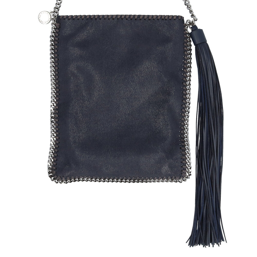 Stella McCartney ショルダーバッグ　ファラベラ　ネイビー Stella McCartney ステラマッカートニー フリンジ付き ファラベラ