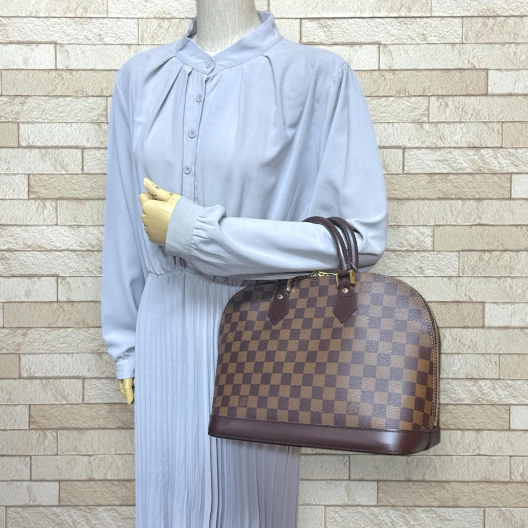 LOUIS VUITTON ルイヴィトン アルマ ダミエ ハンドバッグ ダミエ