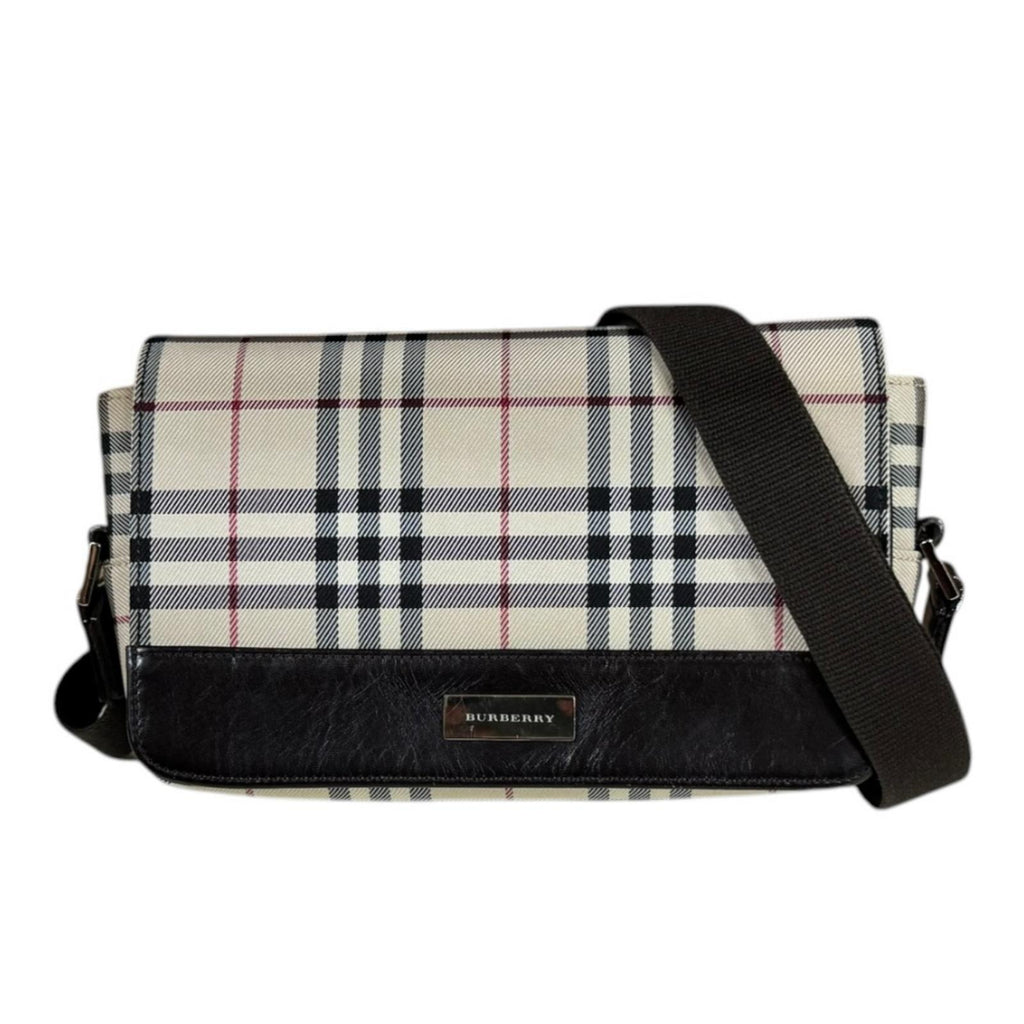 BURBERRY バーバリー ノバチェック ショルダーバッグ キャンバス