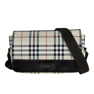 BURBERRY バーバリー ノバチェック ショルダーバッグ キャンバス