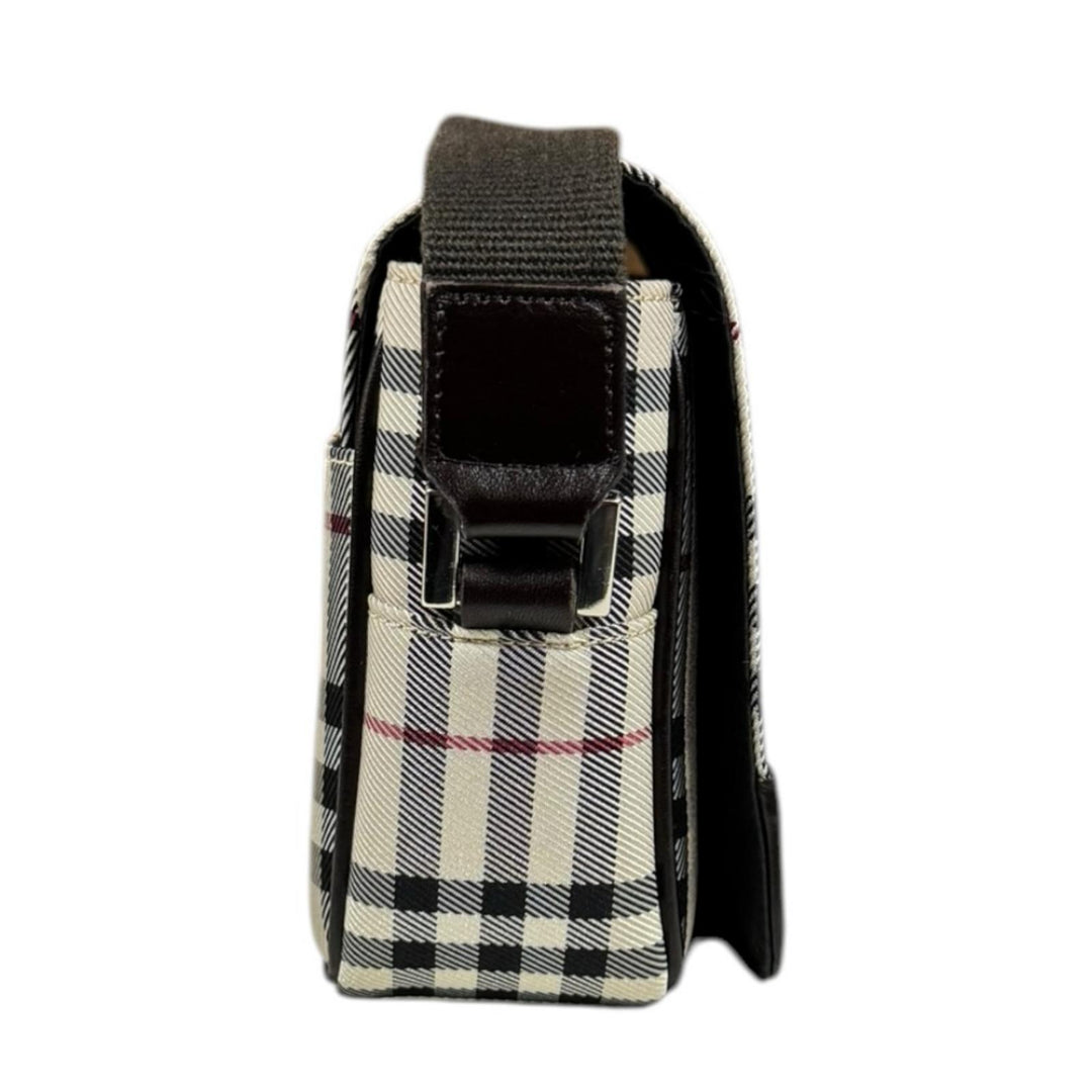 BURBERRY バーバリー ノバチェック ショルダーバッグ キャンバス
