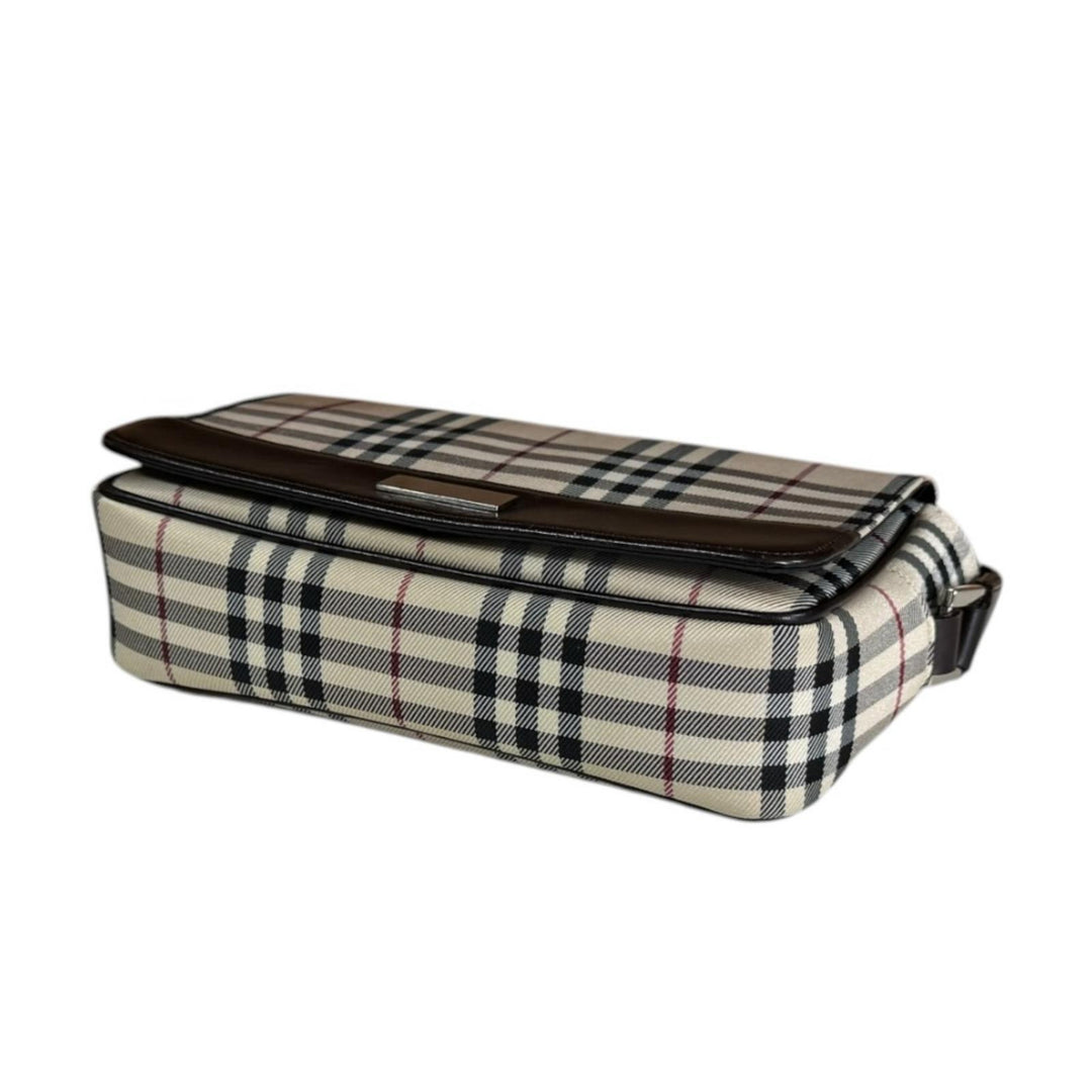 BURBERRY バーバリー ノバチェック ショルダーバッグ キャンバス