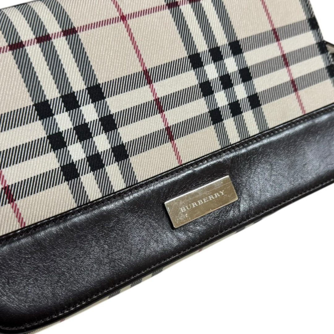 BURBERRY バーバリー ノバチェック ショルダーバッグ キャンバス