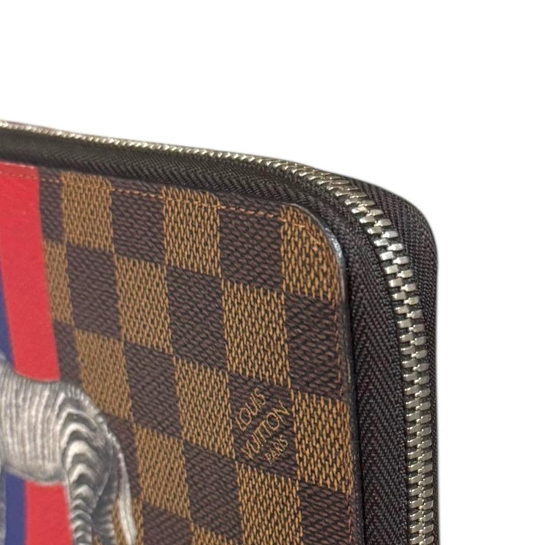 LOUIS VUITTON ルイヴィトン ジッピーオーガナイザー ダミエ 長