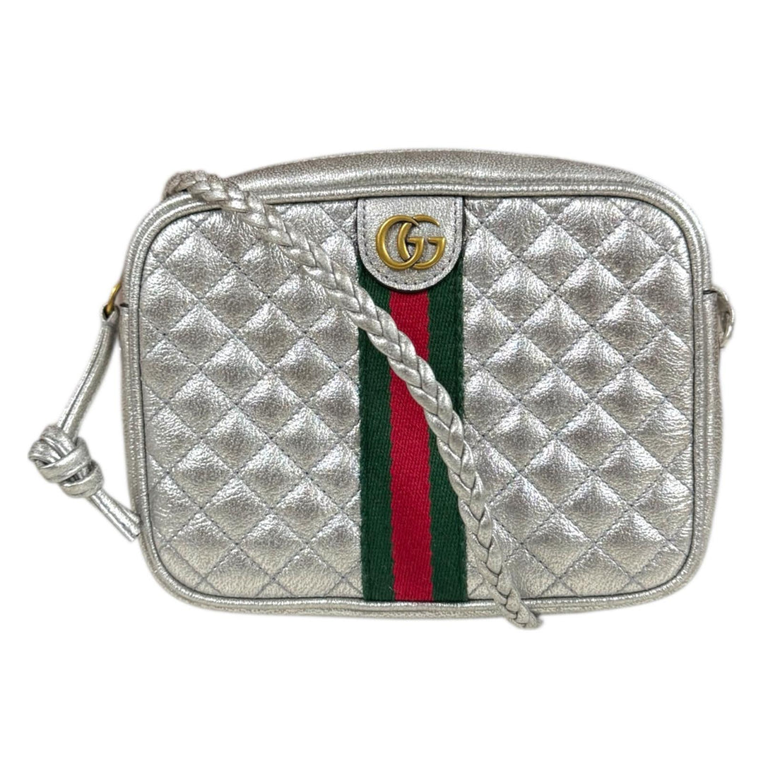 グッチ GUCCI ショルダーバッグ GG ミニ  GGキャンバス マルチカラー シルバー金具 658659【中古】 GUCCI - グッチ GUCCI ショルダーバッグ GG ミニ GGキャンバス マルチ