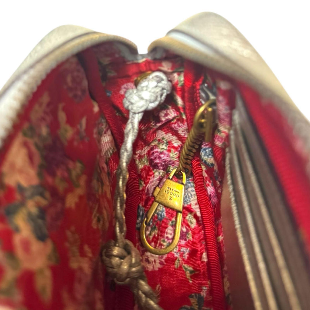 グッチ GUCCI ショルダーバッグ GG ミニ  GGキャンバス マルチカラー シルバー金具 658659【中古】 GUCCI - グッチ GUCCI ショルダーバッグ GG ミニ GGキャンバス マルチ