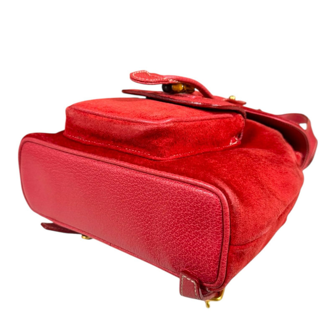 GUCCI グッチ バンブー リュック・デイパック スウェード レディース